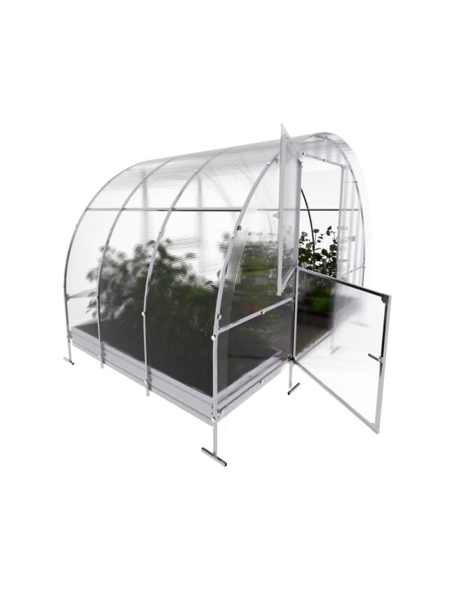 Šiltnamis KLASIKA EASY - 6 mm storio kanalinis polikarbonatas - 3 x 2 m (6 m²) 2 Šiltnamis KLASIKA EASY - 6 mm storio kanalinis polikarbonatas - 3 x 2 m (6 m²) 2