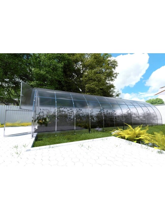 Šiltnamis KLASIKA EASY - 6 mm storio kanalinis polikarbonatas - 3 x 8 m (24 m²) 5