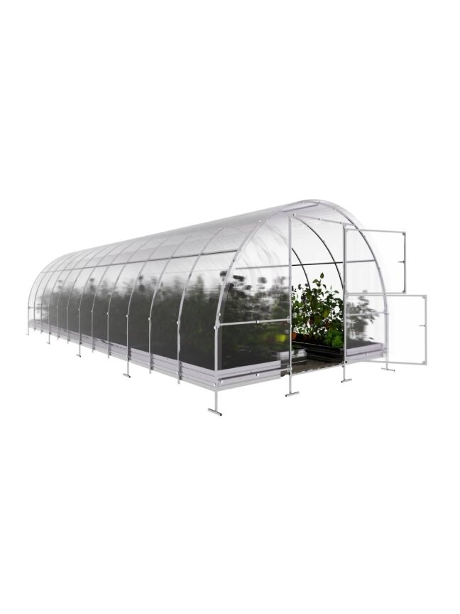 Šiltnamis KLASIKA EASY - 6 mm storio kanalinis polikarbonatas - 3 x 8 m (24 m²) Šiltnamis KLASIKA EASY - 6 mm storio kanalinis polikarbonatas - 3 x 8 m (24 m²)