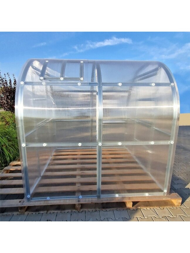Šiltnamis KLASIKA Slim - 4 mm storio kanalinis polikarbonatas - 2 x 6 m (12 m²) 9 Šiltnamis KLASIKA Slim - 4 mm storio kanalinis polikarbonatas - 2 x 6 m (12 m²) 9