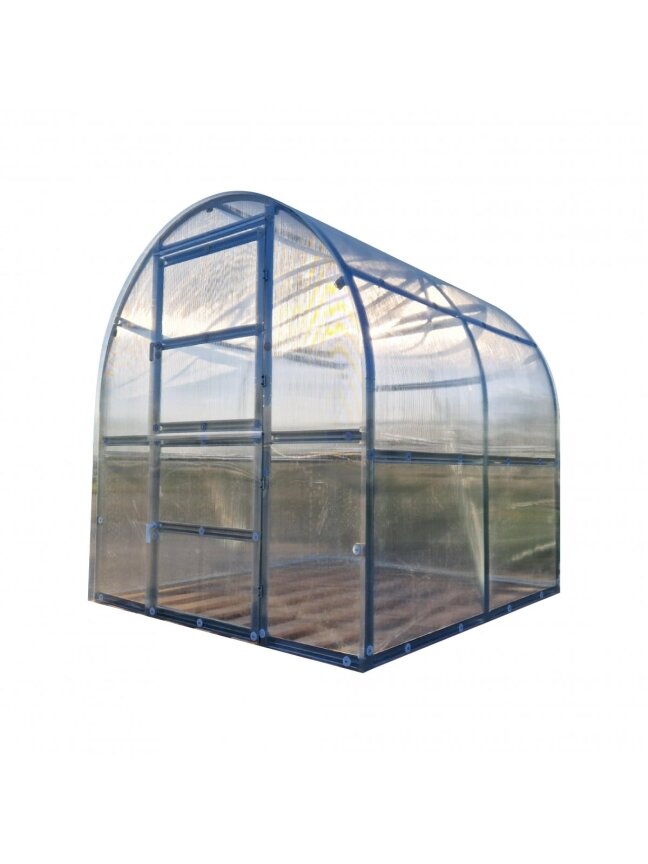 Šiltnamis KLASIKA Slim - 6 mm storio kanalinis polikarbonatas - 2 x 12 m (24 m²) 6 Šiltnamis KLASIKA Slim - 6 mm storio kanalinis polikarbonatas - 2 x 12 m (24 m²) 6