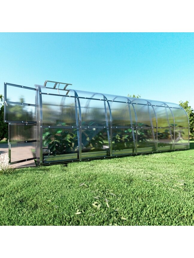 Šiltnamis KLASIKA Slim - 6 mm storio kanalinis polikarbonatas - 2 x 6 m (12 m²) 5
