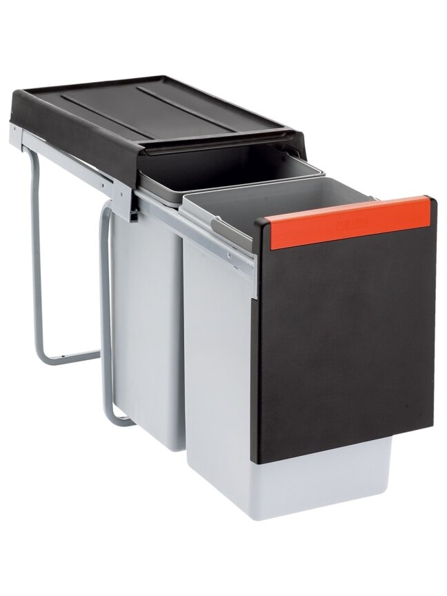 Šiukšliadėžė FRANKE, Cube 30, atidarymas ranka, 20l.+10l. Šiukšliadėžė FRANKE, Cube 30, atidarymas ranka, 20l.+10l.