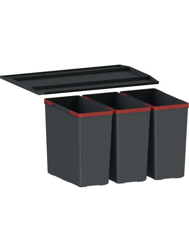 Šiukšliadėžė FRANKE, Easy Sort, 60-3, 3x14,5l