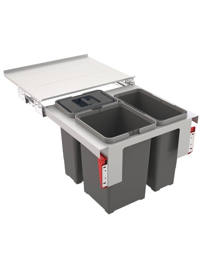 Šiukšliadėžė FRANKE, Sorter Garbo, 50-3, 2x12l.+8l. Šiukšliadėžė FRANKE, Sorter Garbo, 50-3, 2x12l.+8l.