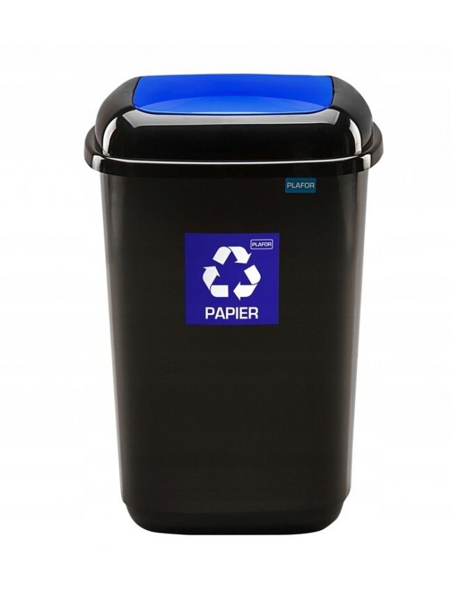 Šiukšliadėžė Plafor, 12 l, mėlyna/juoda Šiukšliadėžė Plafor, 12 l, mėlyna/juoda