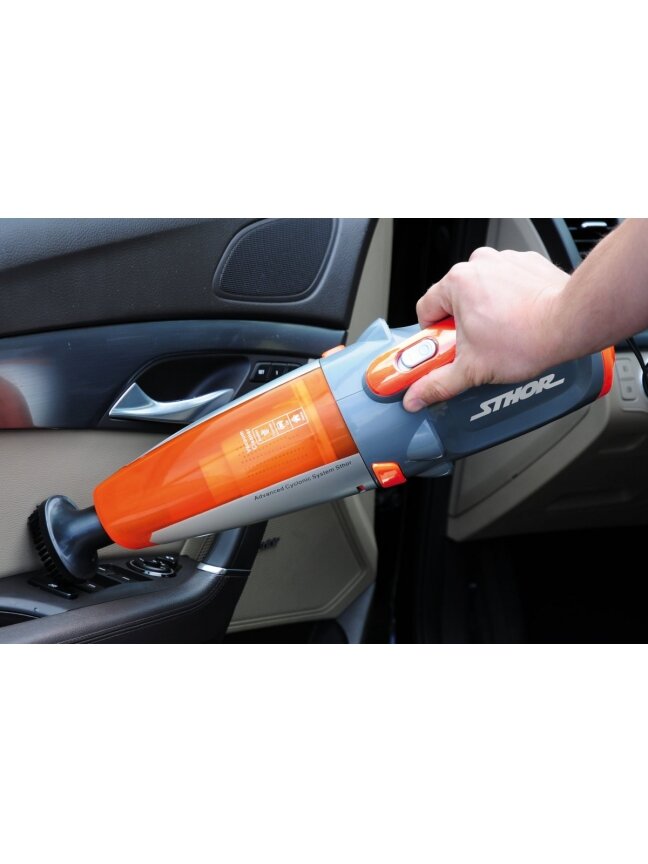 Siurblys automobilinis cikloninis rankinis, 12V Sthor | 100W 6