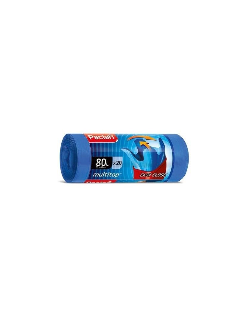 Šiukšlių maišai Paclan, 80l, 20 vnt., 23MK Šiukšlių maišai Paclan, 80l, 20 vnt., 23MK