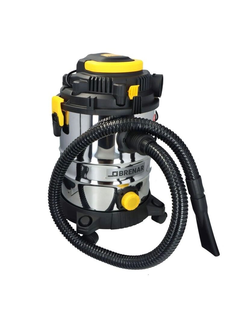 Siurblys pramoninis sausam ir drėgnam valymui su pelenų siurbimo ir pūtimo funkcijomis, 25 l, Brenar (B112-03) 2 Siurblys pramoninis sausam ir drėgnam valymui su pelenų siurbimo ir pūtimo funkcijomis, 25 l, Brenar (B112-03) 2