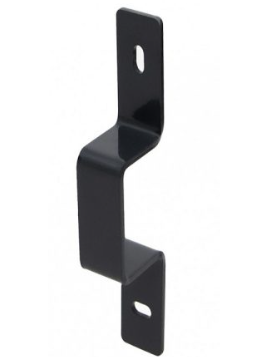 Skersinio laikiklis 20x40 mm, įkišamas, plieninis, 2 mm, ZN+RAL8019 (tamsi ruda) Skersinio laikiklis 20x40 mm, įkišamas, plieninis, 2 mm, ZN+RAL8019 (tamsi ruda)