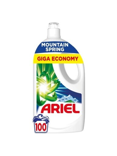 Skalbimo gelis Ariel Mountain Spring, 4.5 l