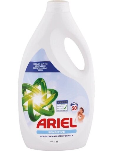 Skalbimo gelis Ariel Sensitive, 2.25 l