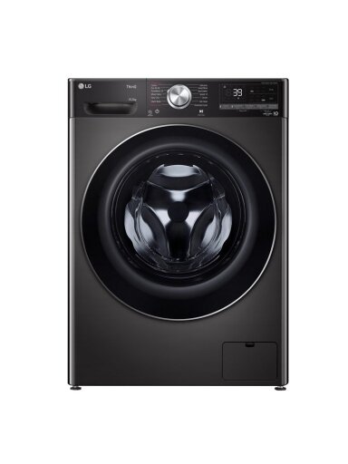 Skalbyklė LG F4WV910P2SE, 10,5 kg, juoda