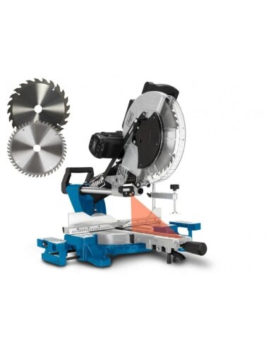 Skersinio pjovimo staklės HM140L + papildomas pjovimo diskas, Scheppach