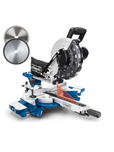 Skersinio pjovimo staklės HM254 + papildomas diskas, Scheppach