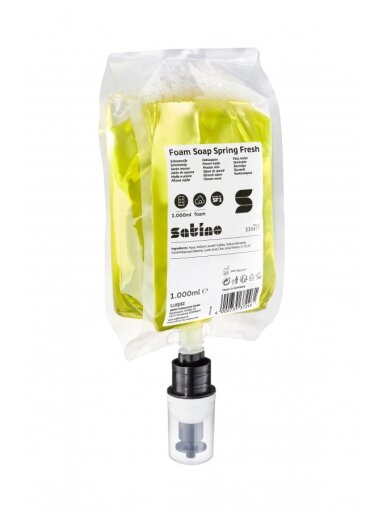 Skystas muilas Foam Soap Spring Fresh, 6 vnt SF1, Satino by WEPA