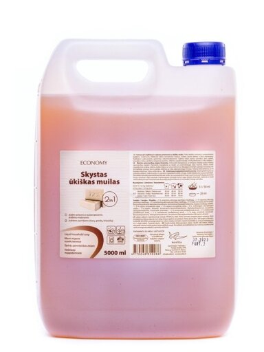 Skystas ūkiškas muilas Economy, 5L
