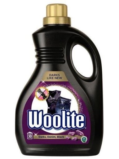 Skystasis skalbiklis WOOLITE DARKS DENIM BLACK, 1,8 l, 30sk.