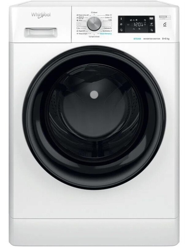 Skalbimo mašina - džiovyklė Whirlpool FFWDB 864349 BV EE 1 Skalbimo mašina - džiovyklė Whirlpool FFWDB 864349 BV EE 1