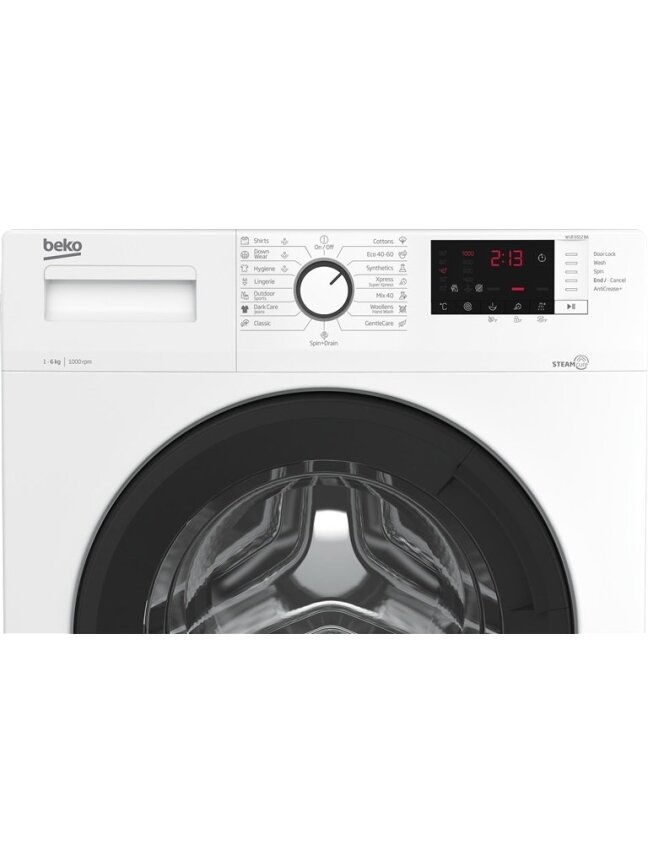 Skalbimo mašina Beko WUE6512DBA  , 6 kg, balta 2