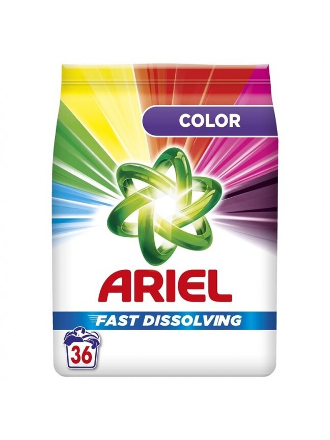 Skalbimo milteliai Ariel color 36 skalbimai, 1.98 kg
