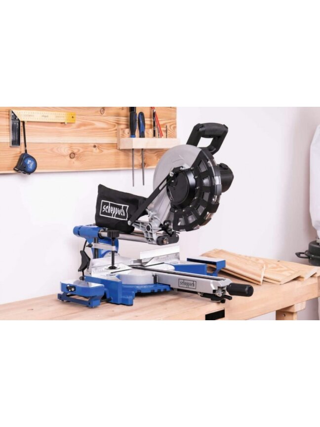 Skersinio pjovimo staklės HM254 + papildomas diskas, Scheppach 9