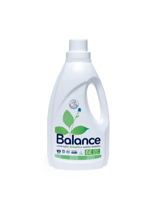 Skystasis skalbiklis BALANCE, 1,5 l, 25 skalb. Skystasis skalbiklis BALANCE, 1,5 l, 25 skalb.