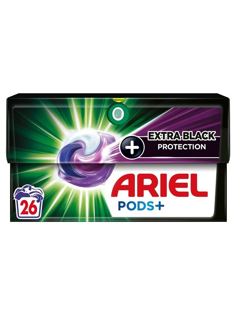 Skalbimo kapsulės ARIEL REVITA BLACK, 26 vnt. Skalbimo kapsulės ARIEL REVITA BLACK, 26 vnt.