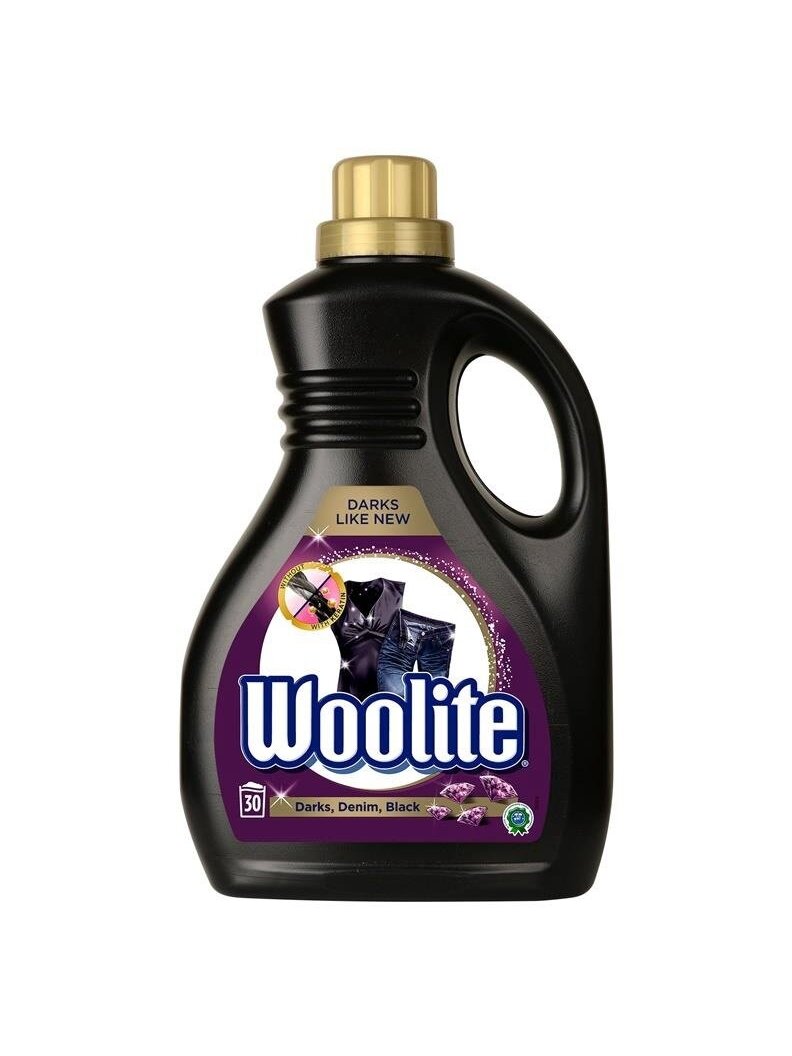 Skystasis skalbiklis WOOLITE DARKS DENIM BLACK, 1,8 l, 30sk. 1