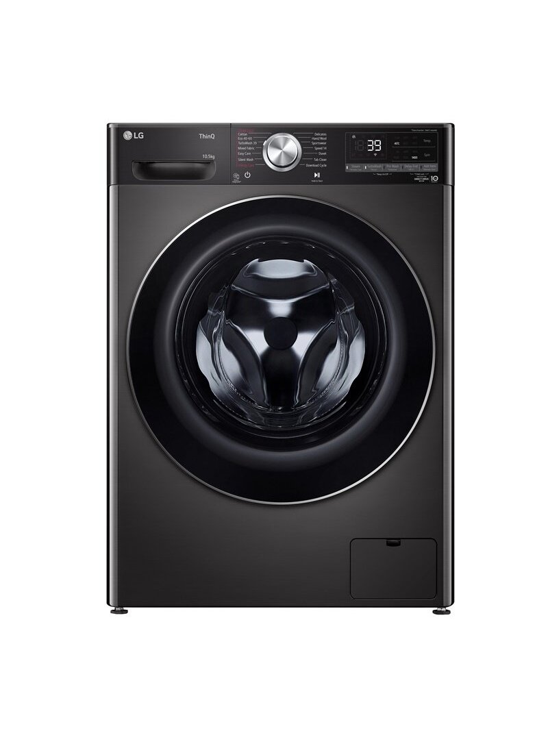 Skalbyklė LG F4WV910P2SE, 10,5 kg, juoda Skalbyklė LG F4WV910P2SE, 10,5 kg, juoda