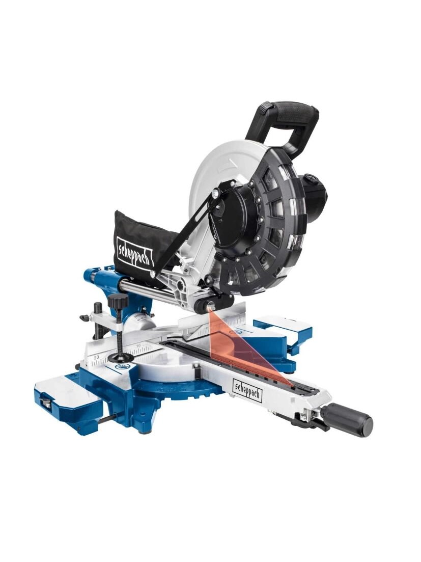 Skersinio pjovimo staklės HM254 + papildomas diskas, Scheppach 6