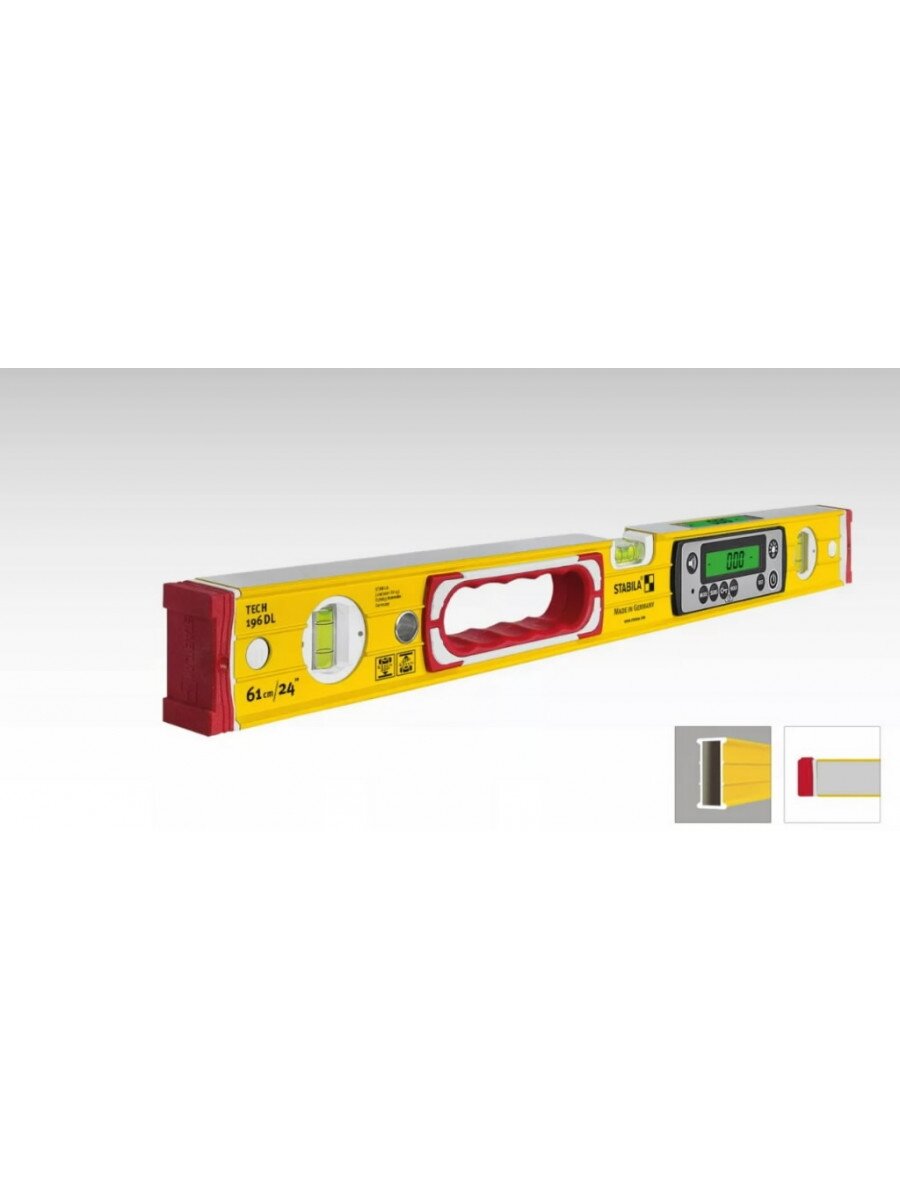 Skaitmeninis gulsčiukas TECH 196 DL 100 cm, Stabila 1