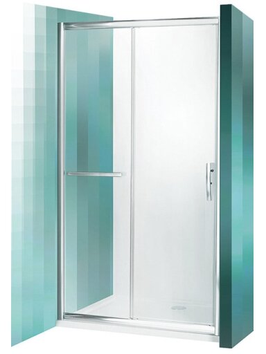 Slankiojančios durys PXD2N 1300/2000 LH/transparent