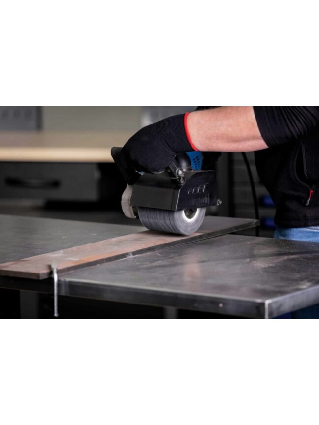 Šlifavimo cilindras šiurkščios flisinės medžiagos MRS1300 125x100mm, Scheppach 4 Šlifavimo cilindras šiurkščios flisinės medžiagos MRS1300 125x100mm, Scheppach 4