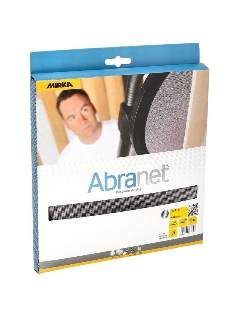 Šlifavimo tinklelis Mirka Abranet AE223F1018; 225 mm; P180; 10 vnt. 1 Šlifavimo tinklelis Mirka Abranet AE223F1018; 225 mm; P180; 10 vnt. 1