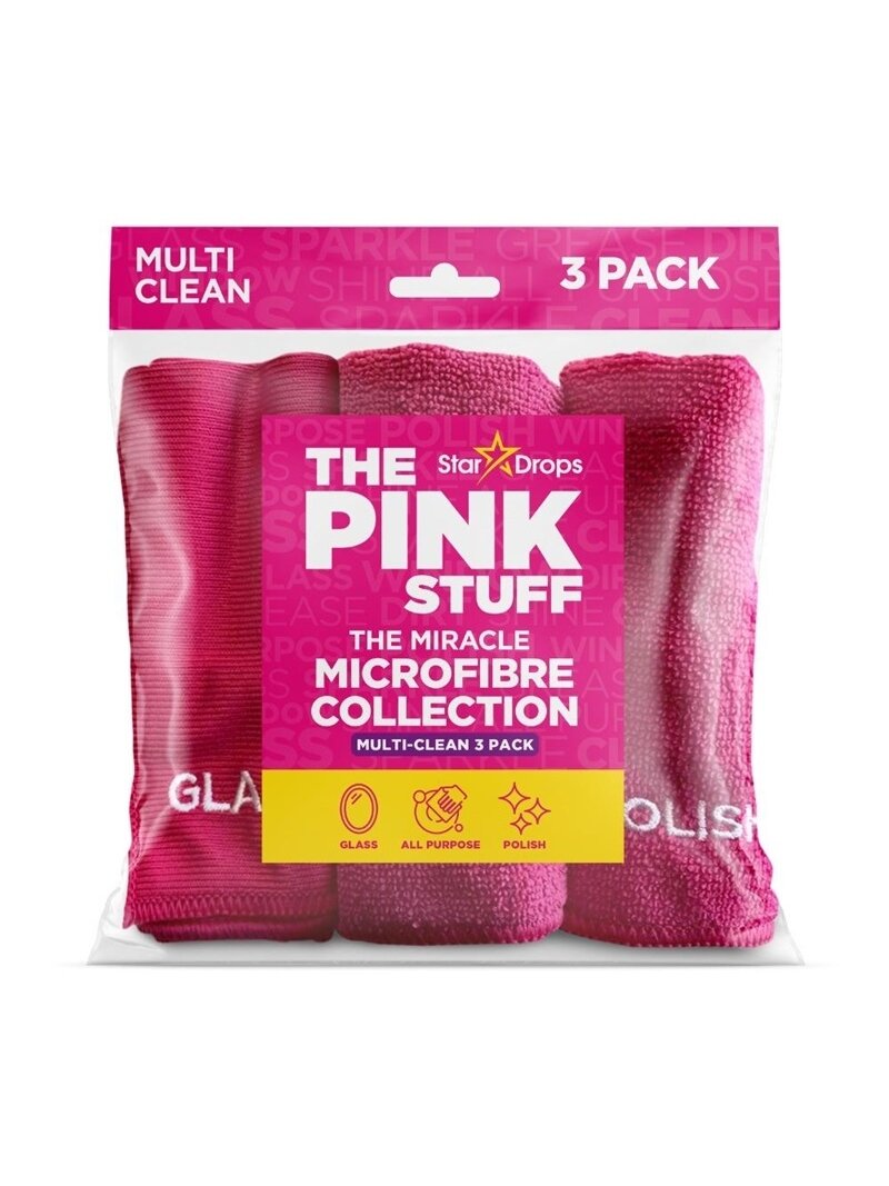 ŠLUOSTĖS MIKROPLUOŠT THE PINK STUFF 3VNT ŠLUOSTĖS MIKROPLUOŠT THE PINK STUFF 3VNT