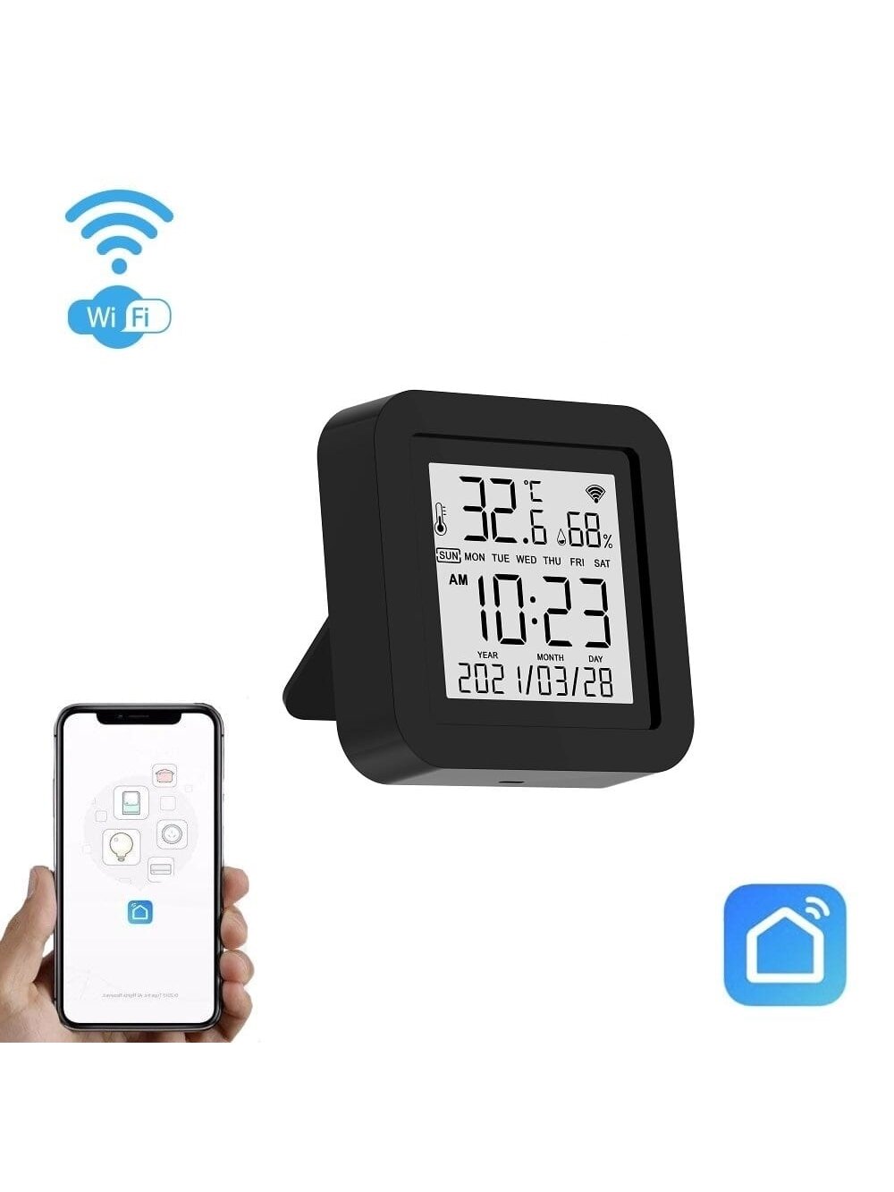SMART HOME IR pultelių valdiklis ir temperatūros jutiklis SMART HOME IR pultelių valdiklis ir temperatūros jutiklis