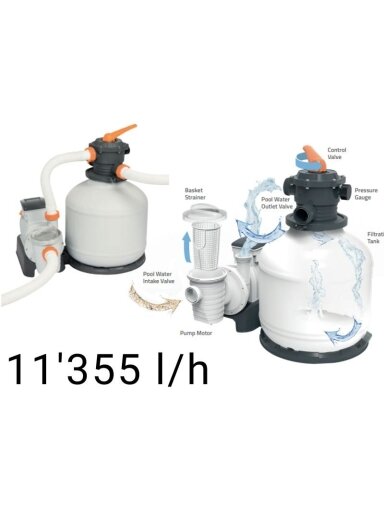 Smėlio filtras Flowclear 11355 L/h