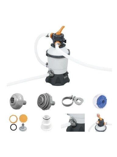 Smėlio filtras siurblys 3028 L, bakas 8.5kg Bestway 58515