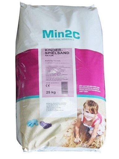 Smėlis smėlio dėžėms Min2C 50 x 30 cm, ruda, 25 kg