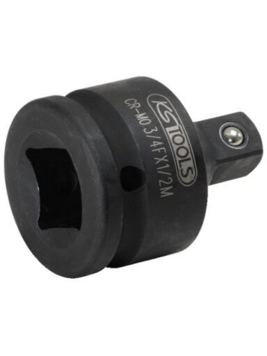 Smūginis adapteris F3/4"x1/2" M, KS Tools