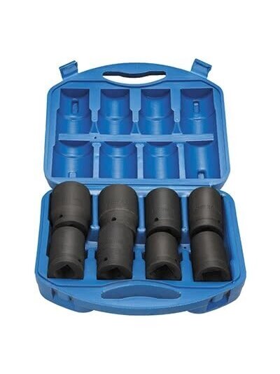 ⬡ Smūginių galvučių rinkinys 1" 8 vnt. (21-41 mm) (BD8)