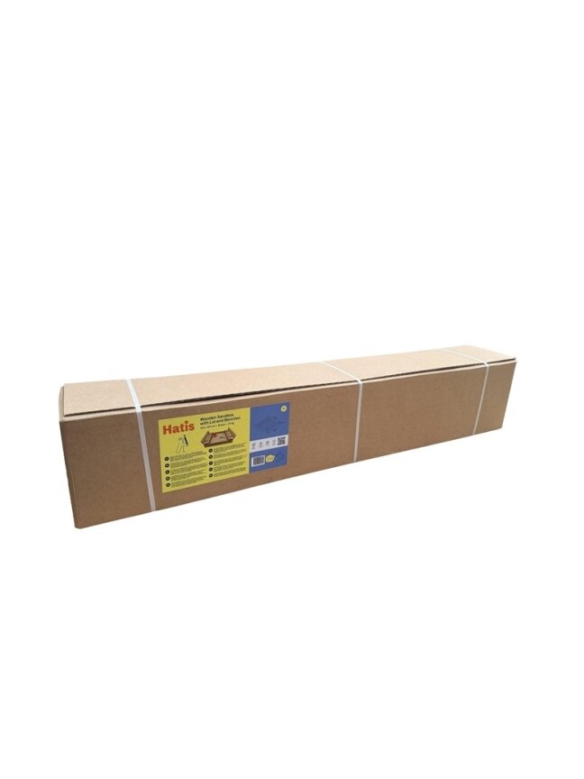 Smėlio dėžė 4IQ Hatis, 160 x 160 cm, su d., medž sp., 31 kg 1 Smėlio dėžė 4IQ Hatis, 160 x 160 cm, su d., medž sp., 31 kg 1