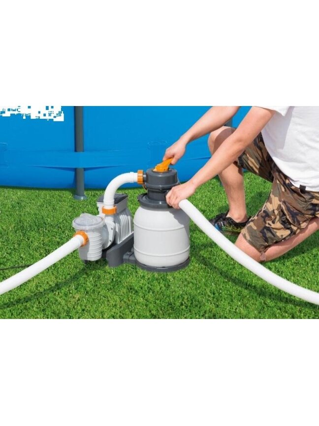 Smėlio filtras siurblys 5678 L, bakas 9 kg Bestway 58497 2 Smėlio filtras siurblys 5678 L, bakas 9 kg Bestway 58497 2