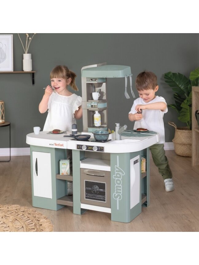 SMOBY Mini Tefal Studio Kitchen Bubble XL + 34 Priedai 1 SMOBY Mini Tefal Studio Kitchen Bubble XL + 34 Priedai 1
