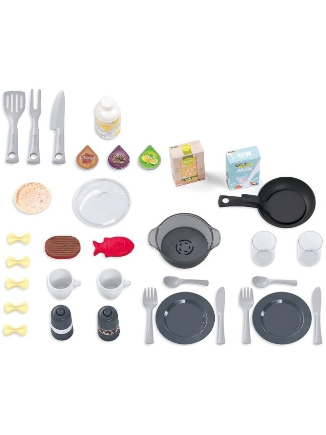 SMOBY Mini Tefal Studio Kitchen Bubble XL + 34 Priedai 4 SMOBY Mini Tefal Studio Kitchen Bubble XL + 34 Priedai 4