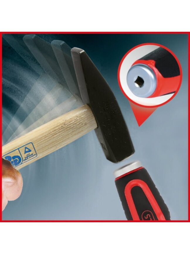 Smūginių atsuktuvų komplektas 13vnt ERGOTORQUE, KS Tools 3