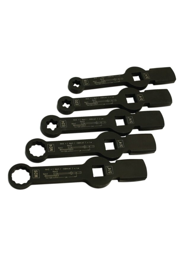 ⬡ Smūginių raktų E-torx ir SPLINE rinkinys (5 vnt.) stabdžių apkabos varžtams (MHR10074) ⬡ Smūginių raktų E-torx ir SPLINE rinkinys (5 vnt.) stabdžių apkabos varžtams (MHR10074)