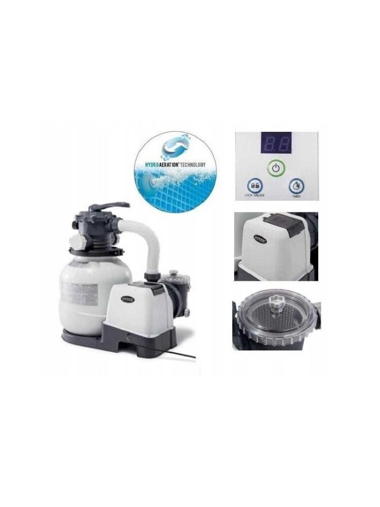 Smėlio filtras siurblys 7900 L, bakas 23 kg Intex 26646 1 Smėlio filtras siurblys 7900 L, bakas 23 kg Intex 26646 1