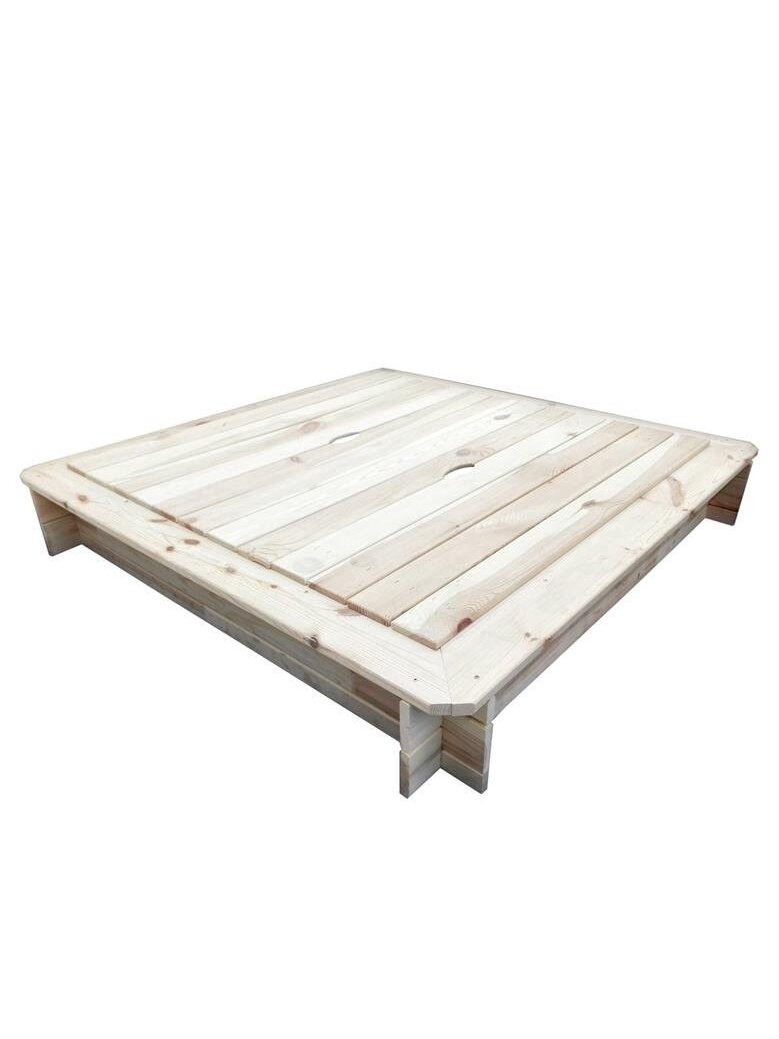 Smėlio dėžė su dangčiu Dobar KC11060, 119 x 119 x 20 cm Smėlio dėžė su dangčiu Dobar KC11060, 119 x 119 x 20 cm